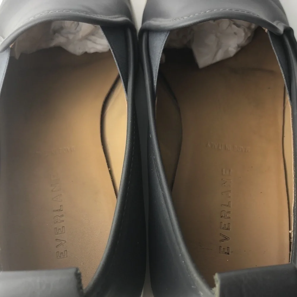 Everlane Leather Point Toe Loafers